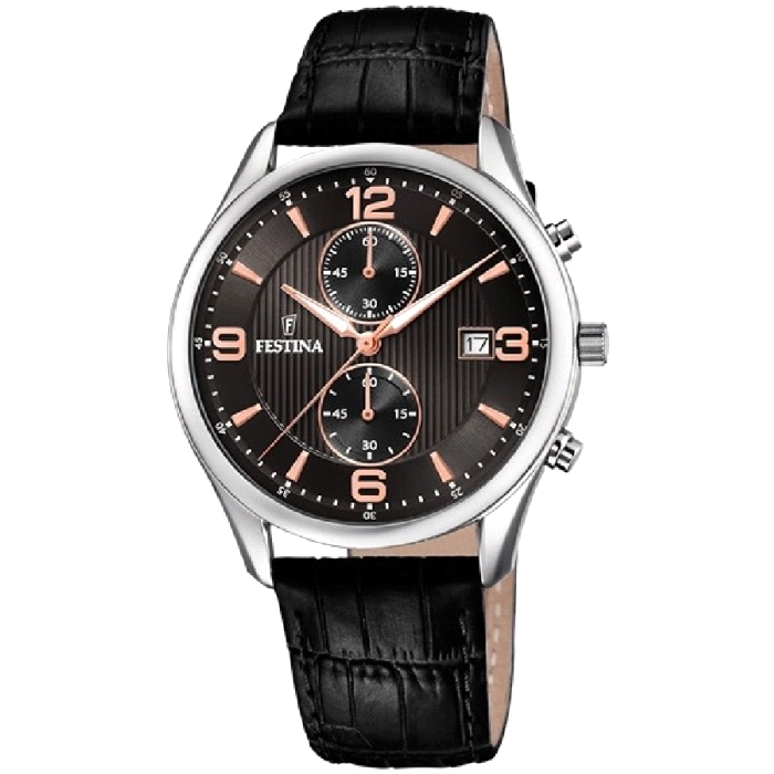 FESTINA CAB.CRONO ACE.ESF.NEGRO